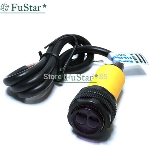 Smart Car Robot E18-D80NK Infrared Obstacle Avoidance Photoelectric Sensor Proximity Switch 3-80cm Detection Range Adjustable