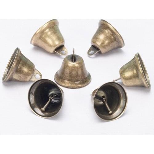 1/5/10pcs38mm Christmas Decoration Merry Christmas Decorations for Home Jingle Bells for Festival Party Wind Chimes Decorations