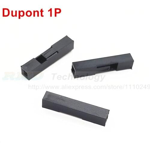 100pcs For dupont connector 1pin single row 2.54 mm for dupont plastic shell through hole free shipping