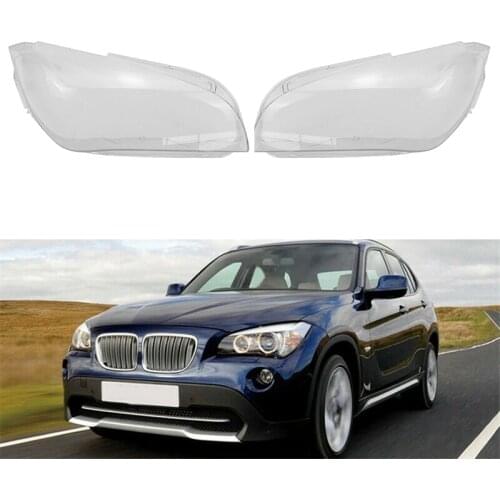 Car Front Lamp Shade Headlight Mask Headlights Shell Lampshade Cover for-BMW X1 E84 2010-2015