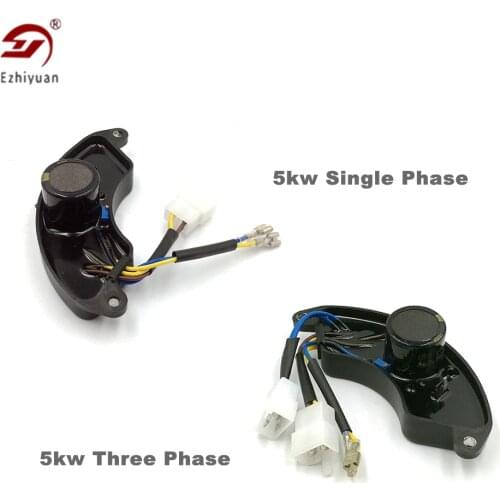 Ezhiyuan 3KW 5kw Single Phase Three Phase 188F 190F Gasoline Generator AVR