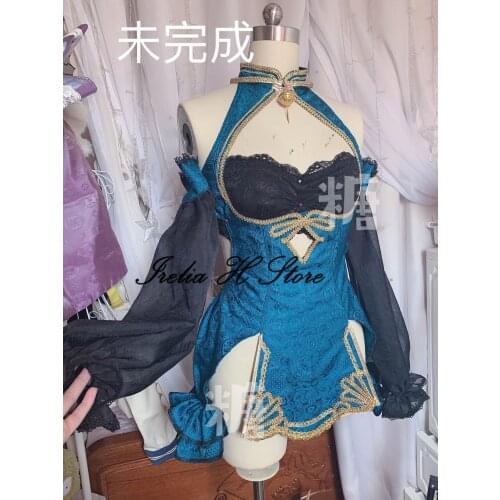 Irelia H Store Azur Lane Cosplay IJN Oshio Cheongsam Cosplay Costume Halloween Costumes Can Costume made