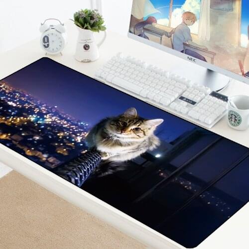 Mouse Pad Hot Cat Anti-Slip Laptop PC Mice Pad Mat Mousepad For Mouse Large Cartoon Keyboard Mousepad Animal office Tablet Mats