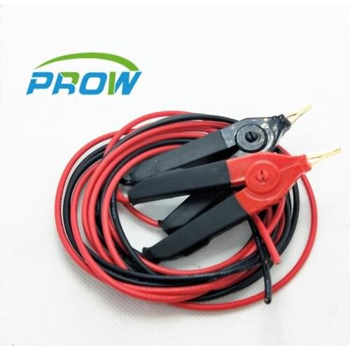 LCR kelvin large alligator clips copper bridge with cables tester test clip electronic metal alligator clip electrical wires