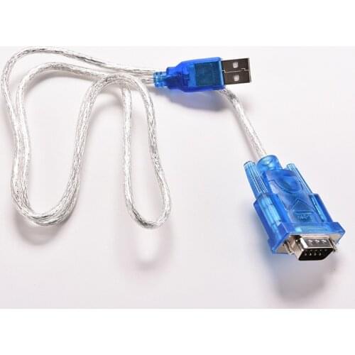 Hot 80cm USB 2.0 to RS232 COM Port Serial PDA 9 pin DB9 Cable Male to Male M/M Adapter for PC PDA GPS 1pc
