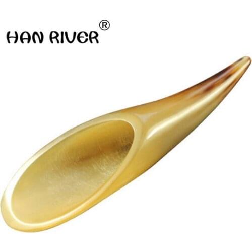 HANRIVER General multifunctional massagers portable natural horn scrapping tube plate horn massage general neck muscle pull rod