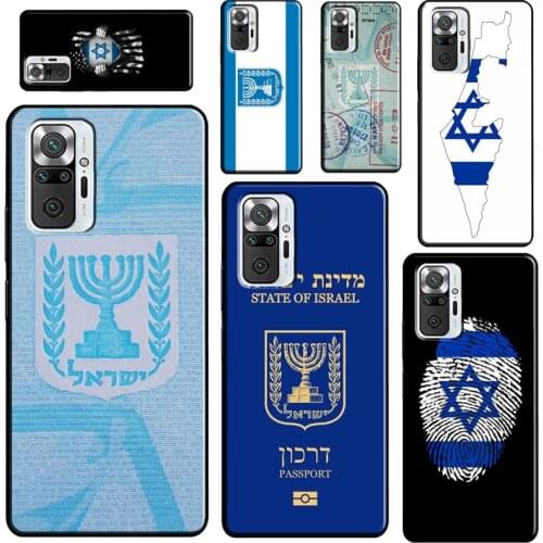 Israel Passport Soft Case For Xiaomi Redmi Note 10 8 9 Pro 8T 9S Phone Cover For Redmi 9 9A 9C 9T 8A K40