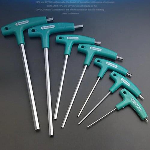 Wrench Long Arm Star Torx Allen Hex Key Wrench Spanner Hexagon T Type Wrenches Bicycle Repair Tools