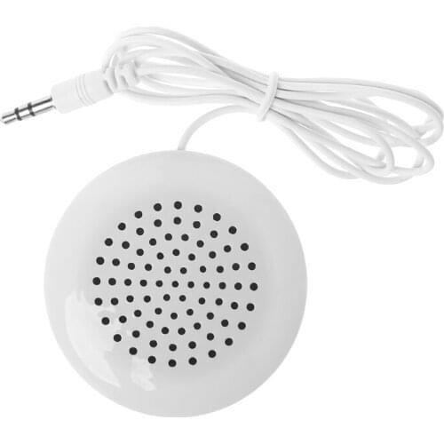 New Portable 3.5mm Jack Quiet Cushion Audio Single Speaker For MP3 MP4 CD Phone