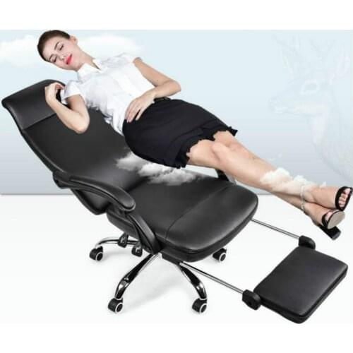 Lifting Lengthen Backrest Footrest Lying Rotatable Swivel Chair Boss conference chairs Leather Office Chair Computer Chase