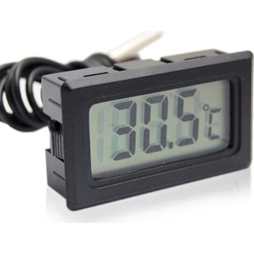 Portable Temperature Aquarium Freezer Sensor Refrigerator With Probe Indoor Mini Digital LCD Display Indoor DC 1.5V Meter Temp