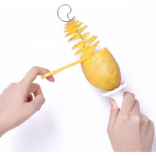 Rotate Slicer Spiral Potato Cutter Machine Cutting Models Fry Vegetable Kitchen Accessories Kitchen Utensils