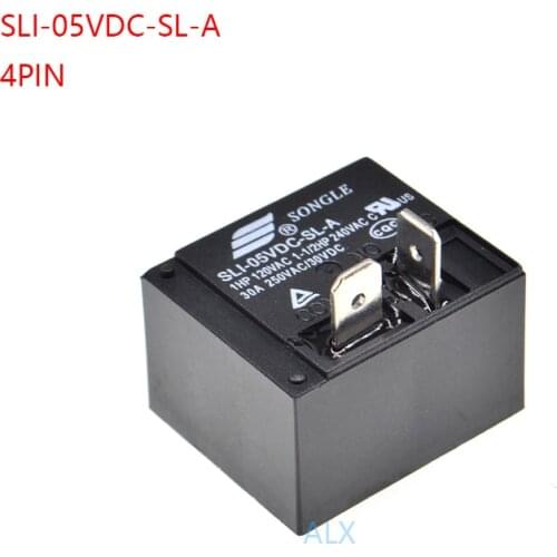 2PCS POWER relay SLI-05VDC-SL-A 30A 4pin T93 SLI 5V DC5V SLI-05VDC realys