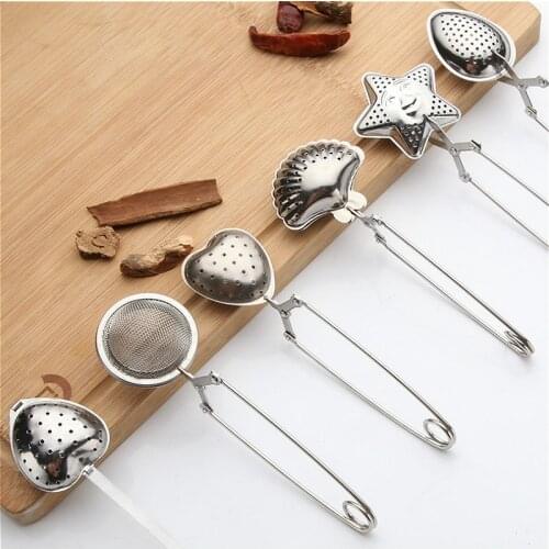 Mesh Tea Strainer Stainless Steel Handle Tea Ball Tea Infuser Kitchen Gadget Coffee Herb Spice Filter Diffuser Tea Accessories