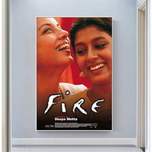 V0847 Fire (2) Vintage Classic Movie Wall Silk Cloth HD Poster Art Home Decoration Gift