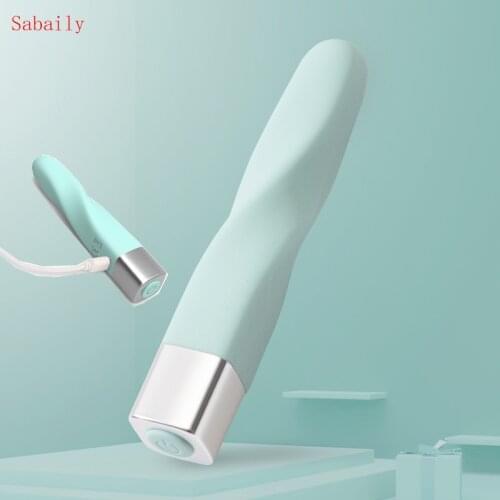 Vibrators For 16 Speed Mini Bullet Women USB Finger Vibrador Dildo Sex Toys Shop Clitoris Stimulator Vibrating Lipstick Massager