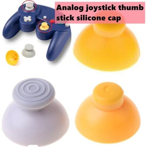 1 sets Replacement Analog Joystick Thumb Stick Silicone Cap for Nintend for Game Cube NGC GC Controller