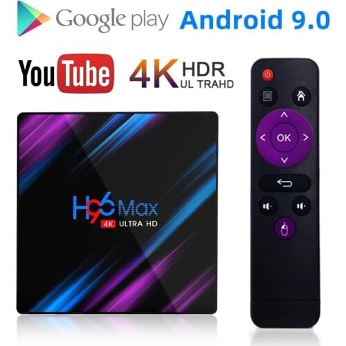 2020 H96 MAX RK3318 Smart TV Box Android 10.0 2GB 16GB 4K Youtube WiFi Media player H96MAX TVBOX Android TV Set top box