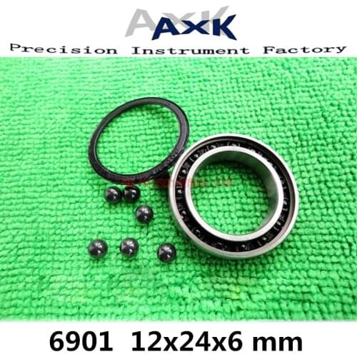 2021 Sale 6901 Hybrid Ceramic Bearing 12x24x6 Mm Abec-3 ( 1 Pc ) Bicycle Bottom Brackets & Spares 6901rs Si3n4 Ball Bearings