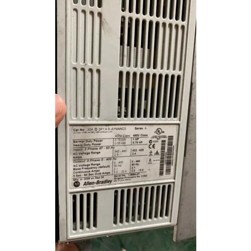 20AD2P1A0 AYNNNC0 0.75KW/0.55KW USED one , Inverter , Good Working