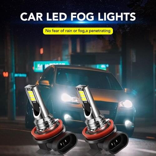 2X H11 H8 LED Fog Light Bulbs LED 6000K White for VW Golf 5 6 7 Jetta MK5 MK6 MK7 CC Tiguan Passat B6 b7 Scirocco