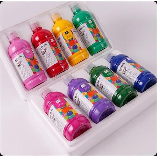 500ml Watercolor Paint Safe Non-toxic Advertising Painting Acrylic Paint Wall Painting Art Art School Student Supplies