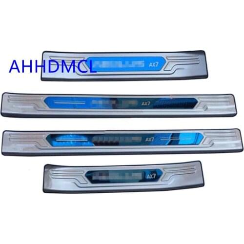 Car Welcome Pedal Threshold Strip Door Sill Strip For DFM Dongfeng Aeolus AX7 2015 2016 2017 2018 2019 2020