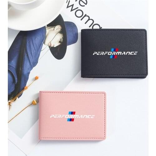 Car Styling Auto Bag Card Package Driver License stickers Genuine Leather wallet For BMW M E36 E34 F10 E90 F30 F20 X3 E53 E70
