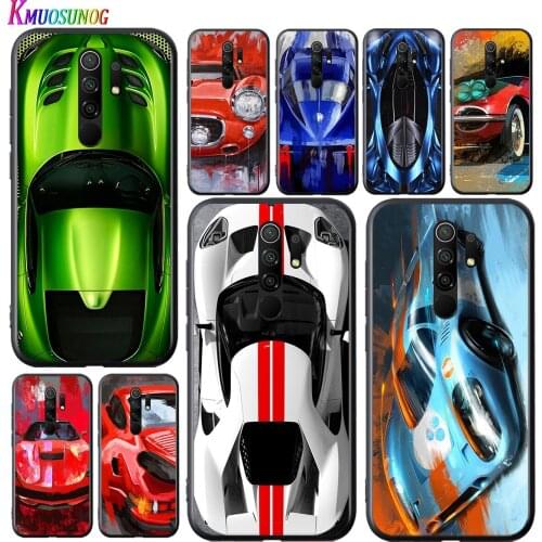 Cool painting Car for Xiaomi Redmi GO 8A 8 7A 7 6A 6 5 5A 4X S2 Y3 Y2 Y1 Pro Plus Black Phone Case