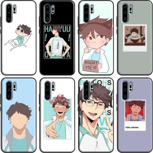 Tooru Oikawa Anime Haikyuu Case For Huawei P30 Pro P20 P40 Mate 10 20 Lite Nova 5T P Smart Z 2019 Honor 8X 9X 8A 10i