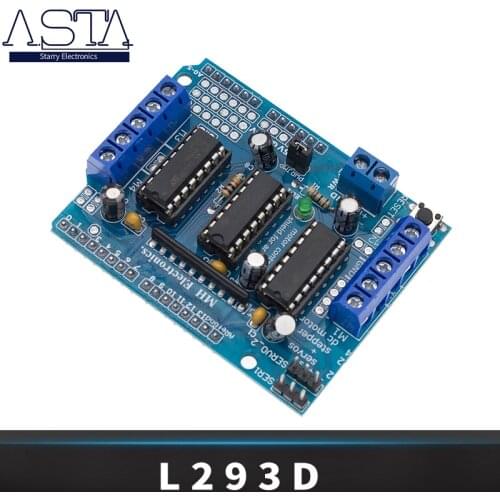 L293D Motor Drive Shield dual for Duemilanove, Motor drive expansion board