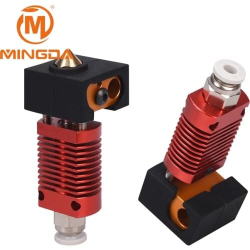 1.75mm Hotend kit Aluminum Heat Block with Heater Thermistor For 3D Printer Extruder Hot End MK8 Ender-3 With 0.4mm Nozzle Part