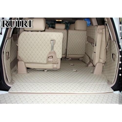 Good quality! Special trunk mats for Toyota Land Cruiser 100 2007-1998 7 seats waterproof boot carpets cargo liner,Free shipping