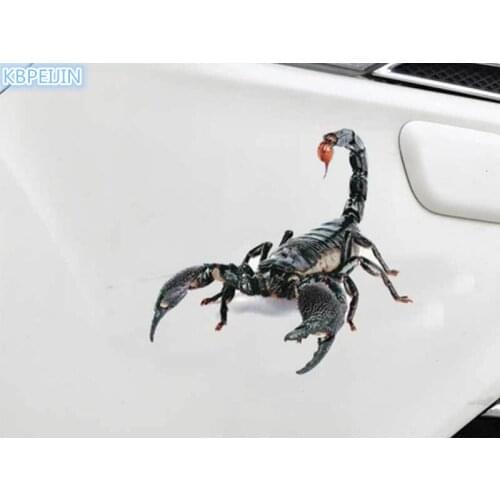HOT Car Styling 3D Car Animals Bumper Retrofit Stickers for SsangYong korando kyron rexton 2 rodius actyon sport accessories