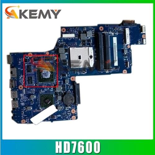 AKEMY Laptop Motherboard for TOSHIBA Satellite C850D L850D C855D L855D H000050830 H000052430 H000051780 Socket FS1 HD7600 GPU