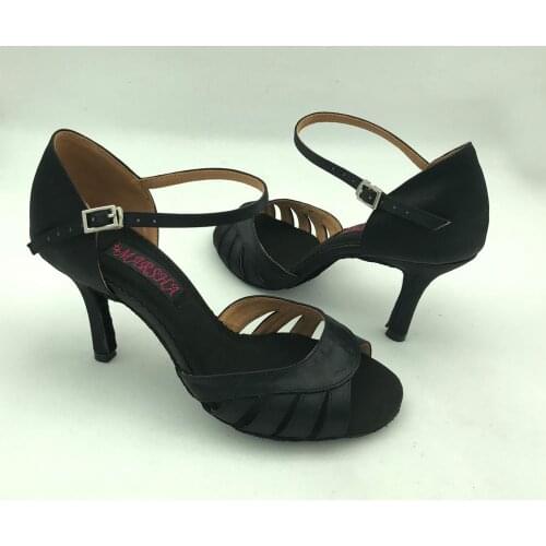 Fashional and comfortable latin dance shoes tango ballroom salsa shoes for women 6260BLK can customize the colour again