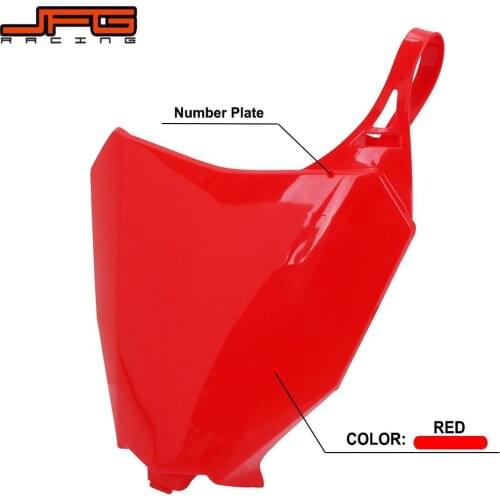 Motorcycle Front Number Plate For HODNA CRF250R CRF450R CRF 250R 450R 2019 2020 CRF250RX CRF450RX CRF 250RX 450RX 2019