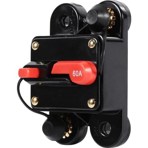 50Amp -100Amp Circuit Breaker Reset Fuseholder Car Boat Fuse Holder Waterproof 12-24V New