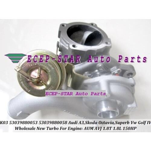K03 0011 0044 53039700011 53039700044 Turbo Turbocharger For AUDI A3 For SKODA Octavia 1.8T VW Golf Bora AGU ALN 1.8L 150HP