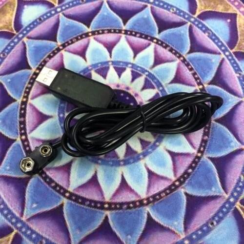 9V Battery Eliminator USB Cable 5V Boost to 9V Voltage Converter Step-up Volt Transformer DC Power Regulator Line For Toys