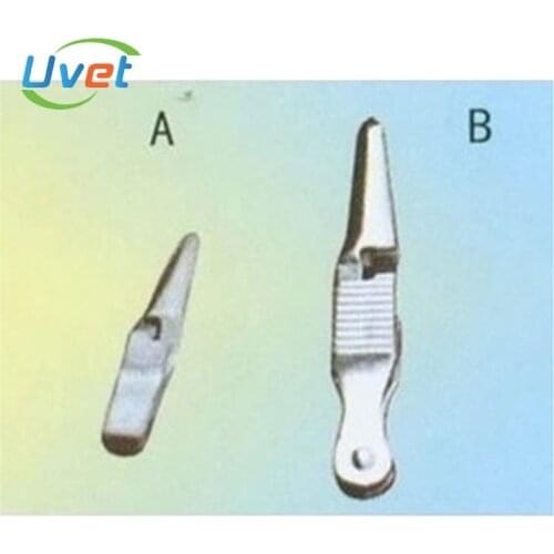 Uvet 3pcs Veterinary Animal Artery Clip Mouse Rabbit Artery Clip
