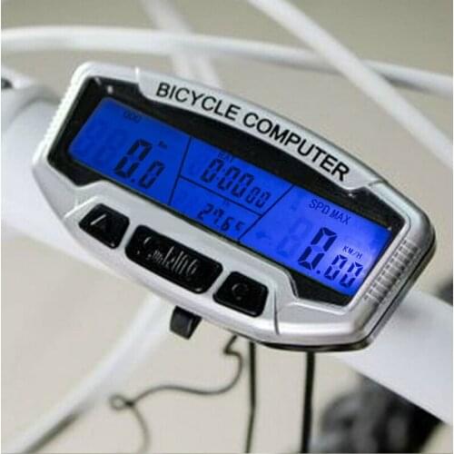 Waterproof LCD Bicycle Bike Computer Odometer Speedometer Backlight stopwatch BCP0201