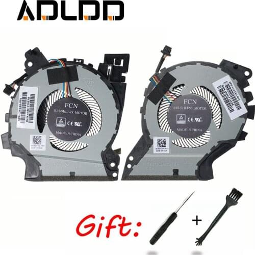 Laptop Replacement Cooler Fan For HP ZHAN99 TPN-C134 CPU & GPU Cooling Fan L25223-001 / L25224-001