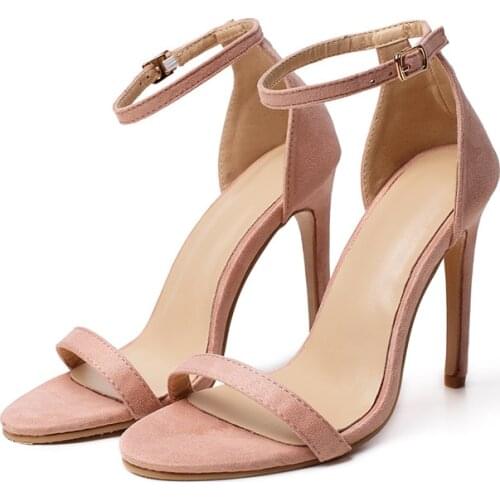 Womens Fashion Shoes Buckle Sandal Pumps Super High Heels Women Stiletto Sandals Casual Woman Shoe Sandal Free Ship