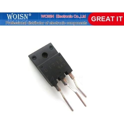 2pcs/lot 2SD1555 D1555 2SD1710 D1710 TO-3PF In Stock