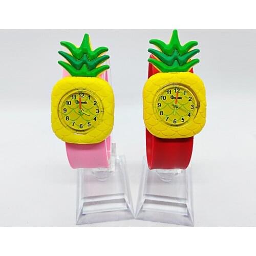 2018 Cartoon Fruit pineapple Kids Watches Fashion Children Boys Girl baby Kid Students Sports Silicone Watch Analog Wristwatches