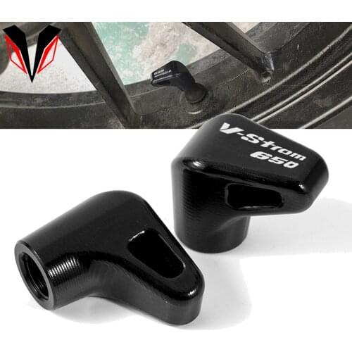 Latest For SUZUKI VSTROM 650 V-STROM 650/XT DL650 2019 2020 Motorcycle CNC Accessories Air Port Covers Tire Valve Stem Caps
