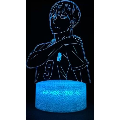Anime Night Light Haikyuu Tobio Kageyama for Bedroom Decor Nightlight Kids Child Birthday Gift Manga 3d Lamp Kageyama Haikyu