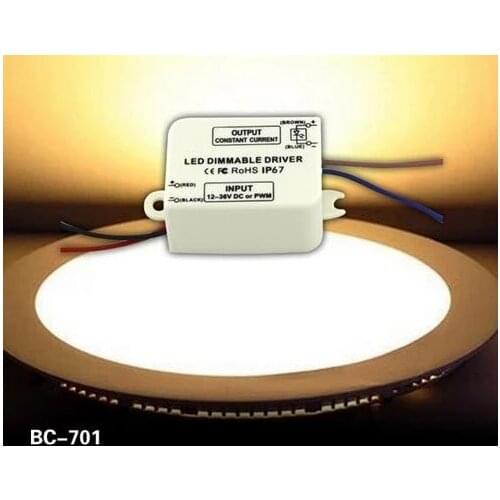 BC-701 LED Dimming Driver PWM signal constant current 350mA to 680mA a low voltage led constant current driver IP67 Waterproof