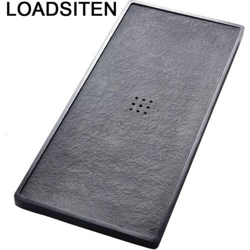 Dienblad Dienbladen Chinese Sunum Tepsi Set Puer Ceremony Bandeja Para Servir Board Gongfu Serving Kung Fu Holder Tea Tray
